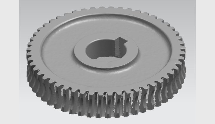 Gear housing 3D scan data